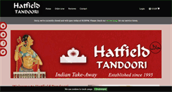 Desktop Screenshot of hatfieldtandoorionline.com