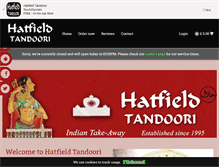 Tablet Screenshot of hatfieldtandoorionline.com
